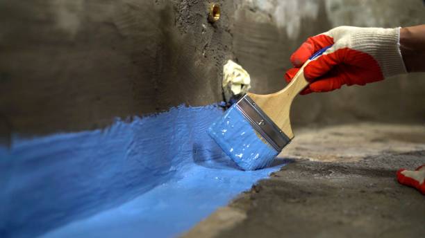 Crawl space vapor barrier installation in Grant, MI